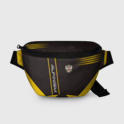 Поясная сумка Alpinism: Yellow Russia, цвет: 3D-принт