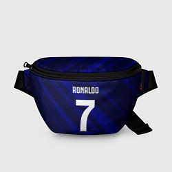 Поясная сумка Ronaldo 7: Blue Sport, цвет: 3D-принт