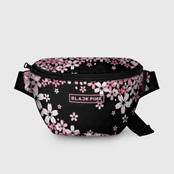 Поясная сумка Black Pink: Pink Sakura, цвет: 3D-принт