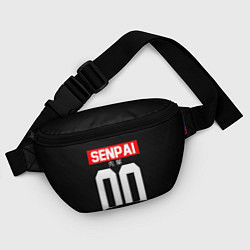 Поясная сумка Senpai 00: Black Style, цвет: 3D-принт — фото 2