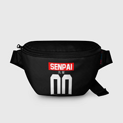 Поясная сумка Senpai 00: Black Style, цвет: 3D-принт