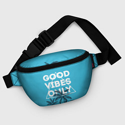 Поясная сумка Good vibes only, цвет: 3D-принт — фото 2