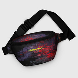 Поясная сумка Cyberpunk 2077: Techno Style, цвет: 3D-принт — фото 2