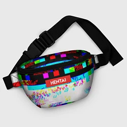 Поясная сумка Hentai Glitch 2, цвет: 3D-принт — фото 2