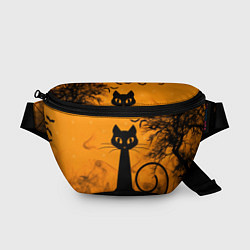 Поясная сумка Halloween Cat