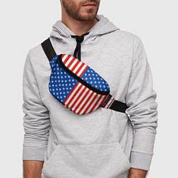 Поясная сумка American Patriot, цвет: 3D-принт — фото 2