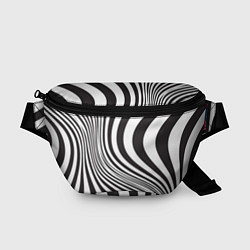 Поясная сумка Стерео-зебра, цвет: 3D-принт