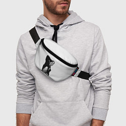 Поясная сумка ASAP Rocky: White Fashion, цвет: 3D-принт — фото 2
