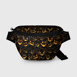 Поясная сумка Тыквы на хэллоуин - паттерн, цвет: 3D-принт