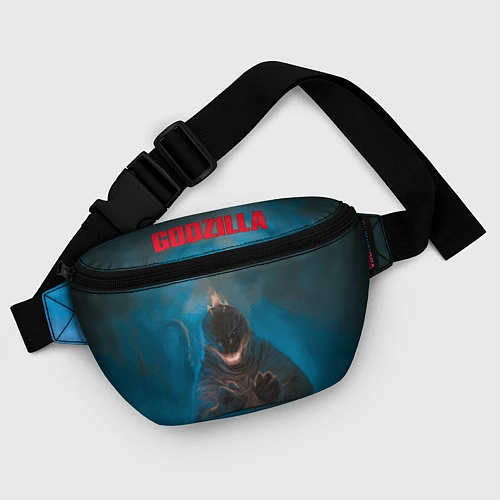 Поясная сумка Blue Godzilla / 3D-принт – фото 4