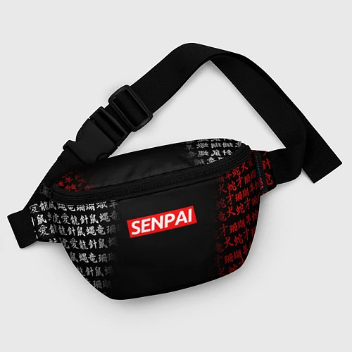 Поясная сумка СЕМПАЙ - SENPAI / 3D-принт – фото 4