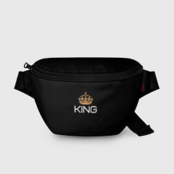 Поясная сумка Король, цвет: 3D-принт