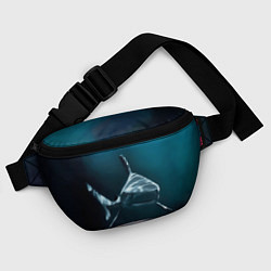 Поясная сумка Акула, цвет: 3D-принт — фото 2