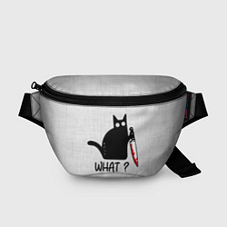 Поясная сумка What cat, цвет: 3D-принт