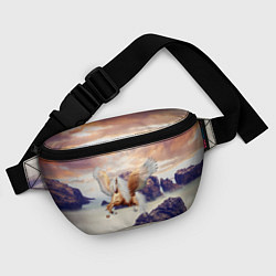 Поясная сумка Sea Sunset Horse, цвет: 3D-принт — фото 2