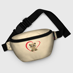 Поясная сумка Мишка, цвет: 3D-принт — фото 2