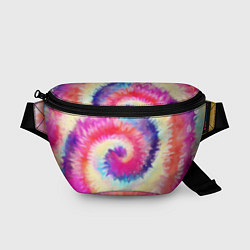 Поясная сумка Tie Dye vortex, цвет: 3D-принт