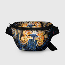 Поясная сумка Van Gogh Tardis, цвет: 3D-принт