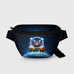 Поясная сумка Космический кот, цвет: 3D-принт