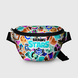 Поясная сумка БРАВЛ СТАРС, цвет: 3D-принт