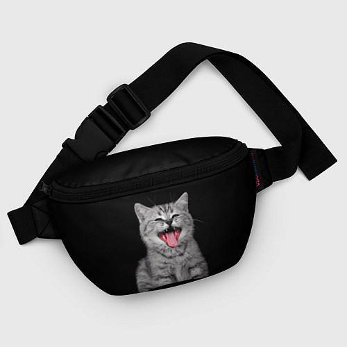Поясная сумка Кричащий кот / 3D-принт – фото 4
