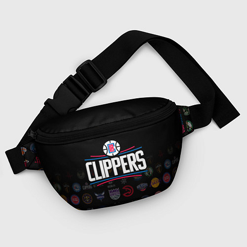 Поясная сумка Los Angeles Clippers 2 / 3D-принт – фото 4