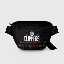 Поясная сумка Los Angeles Clippers 2, цвет: 3D-принт