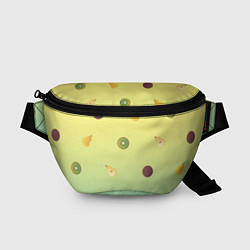 Поясная сумка Фруктовый салат, цвет: 3D-принт