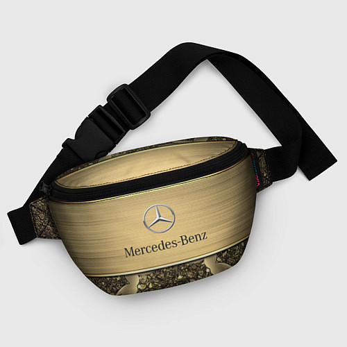 Поясная сумка MERCEDES GOLD / 3D-принт – фото 4