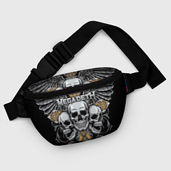 Поясная сумка Megadeth, цвет: 3D-принт — фото 2