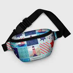 Поясная сумка Моряк, цвет: 3D-принт — фото 2