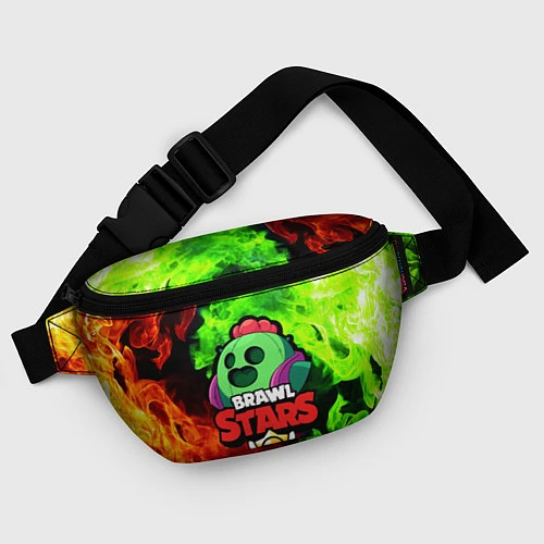 Поясная сумка BRAWL STARS SPIKE / 3D-принт – фото 4