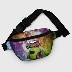 Поясная сумка Brawl Stars Spike, цвет: 3D-принт — фото 2