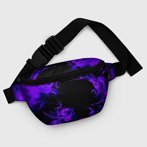 Поясная сумка ФИОЛЕТОВЫЙ ОГОНЬ / 3D-принт – фото 4