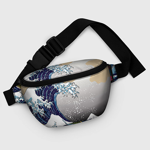 Поясная сумка The great wave off kanagawa / 3D-принт – фото 4