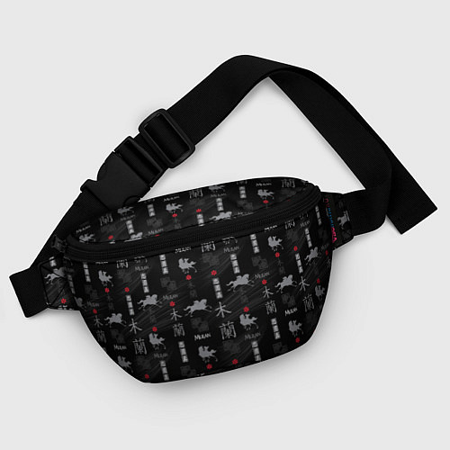 Поясная сумка Mulan Black Pattern / 3D-принт – фото 4