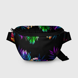 Поясная сумка Тропическая Ночь, цвет: 3D-принт
