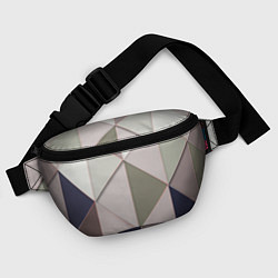 Поясная сумка Треугольники, цвет: 3D-принт — фото 2