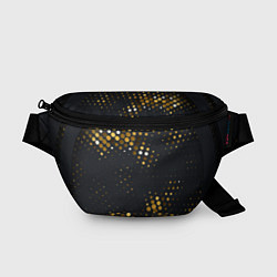 Поясная сумка Black gold, цвет: 3D-принт