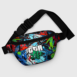 Поясная сумка GTA LIFE, цвет: 3D-принт — фото 2