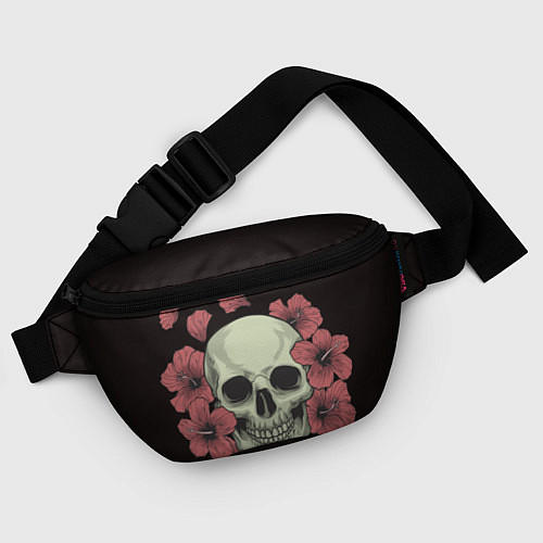 Поясная сумка Skull in red 2 / 3D-принт – фото 4