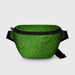 Поясная сумка Зелёная чешуя