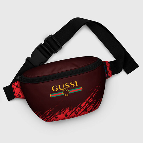 Поясная сумка GUSSI ГУСИ / 3D-принт – фото 4