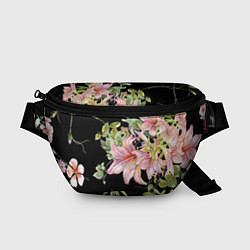 Поясная сумка Букет лилий, цвет: 3D-принт