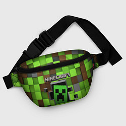 Поясная сумка Minecraft, цвет: 3D-принт — фото 2