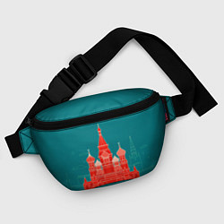 Поясная сумка Москва, цвет: 3D-принт — фото 2