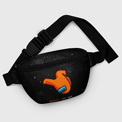 Поясная сумка AMONG US - Orange, цвет: 3D-принт — фото 2