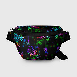 Поясная сумка Новый год, цвет: 3D-принт