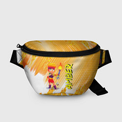Поясная сумка Brawl Stars - Amber, цвет: 3D-принт