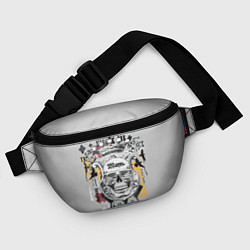 Поясная сумка Череп в очках, цвет: 3D-принт — фото 2